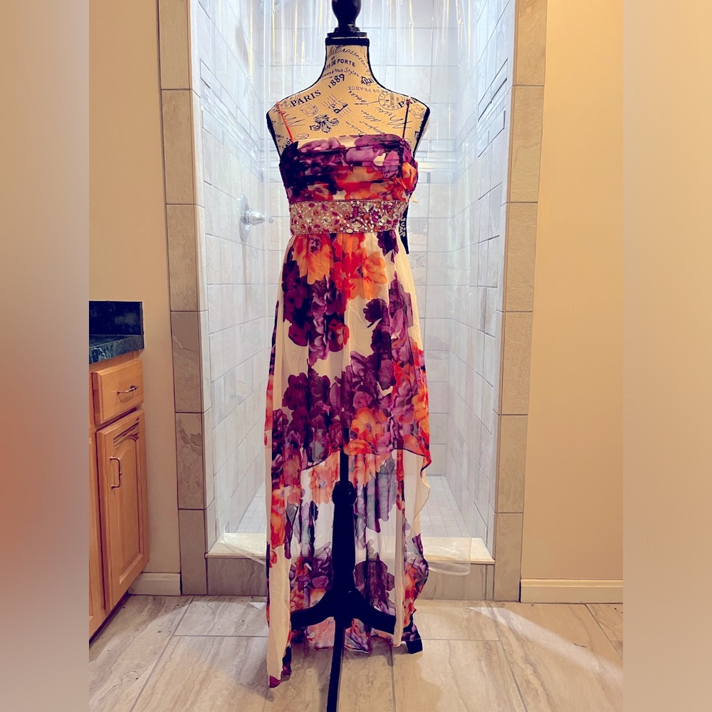 NEW Purple Mix Color Dress: Size 3